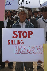 Demonstration in Bamyan