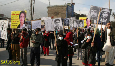 protest saajs for martyrs