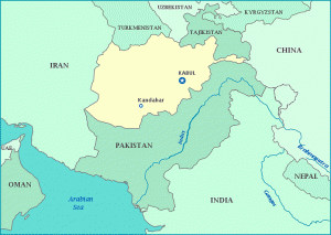 afghanistan map 300x213