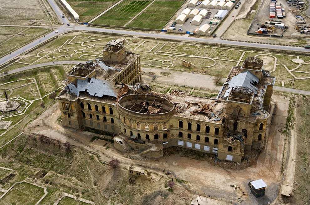 Dar ul aman palace from above