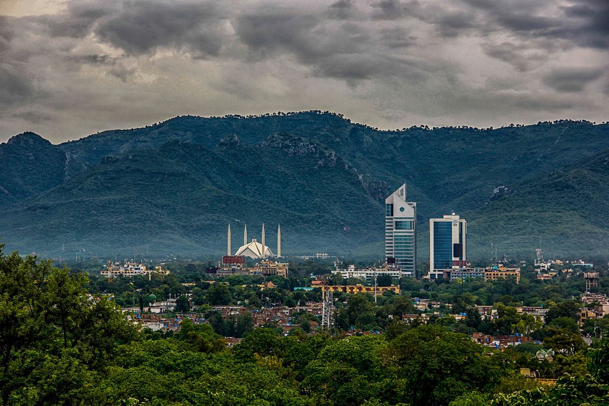 Islamabad top view